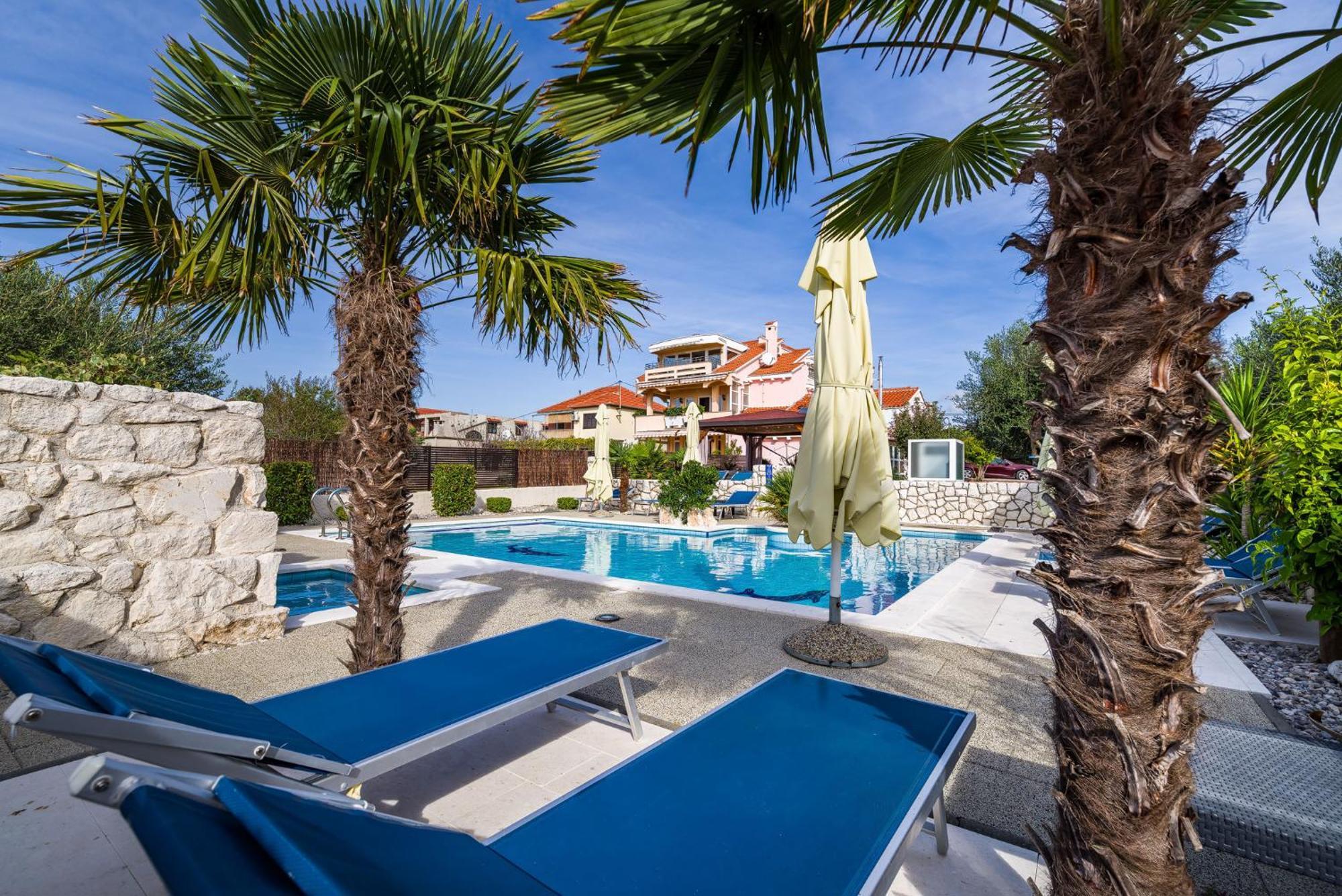 Villa Dalmatina Zadar Mit Pool Экстерьер фото